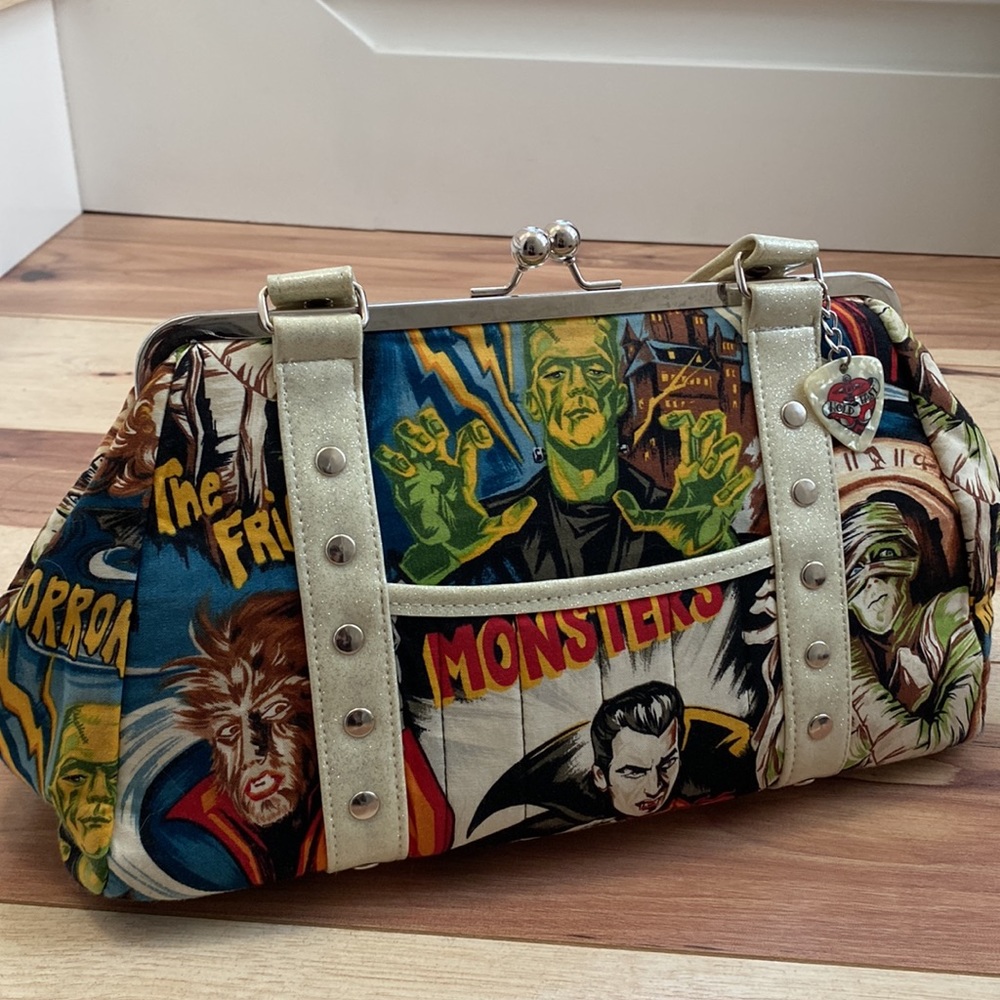 🧛🏻‍♂️ Famous Monsters Handbag, by Hold Fast Handbags 👜✨